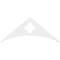 Ekena Millwork Pitch Turner Architectural Grade PVC Gable Pediment, 60"W x 25"H x 1"P (10/12) GPP060X025X100TUR - alternate 4